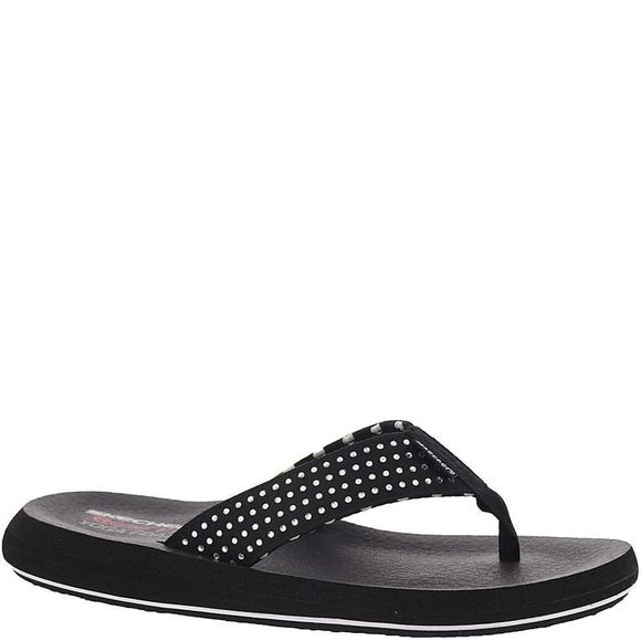 Skechers womens Asana - New Age Flip Flop, Black, 7 US - Picture 1 of 1